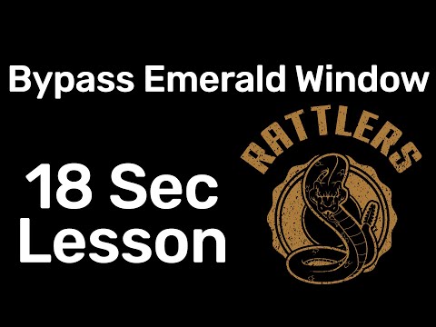 AccuRIP Emerald - Bypass Emerald Windows - 18 Second Lesson