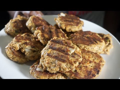 How To Make Best Salmon Patties & Home Fries With onions | iKich Electric Griddle & Omorc Air Fryer