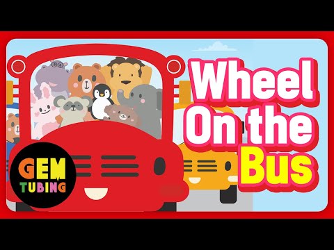 The Wheels On The Bus | Kids Song | Nursery Rhymes | GEMTUBING