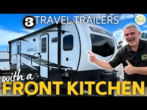 3 Stunning Front Kitchen Travel Trailers for 2024