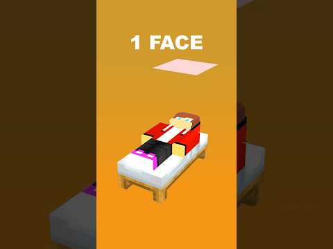 JJ vs 1FACE vs 4FACE〜: Minecraft Animation #shorts #maizen #minecraft