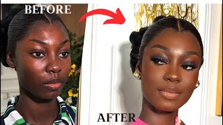 Achieve the perfect darkskin look with this makeup tutorial #makeuptutorial#darkskin#howtomakeup