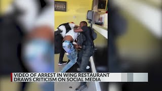 MPD responds to arrest video in wing restaurant