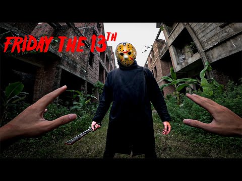 PARKOUR POV vs JASON VOORHEES IN REAL LIFE l FRIDAY THE 13TH 3.0 ( Halloween Parkour POV Chase )