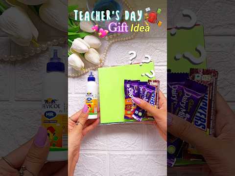 Teachers Day gift making😍 #teachersdaygiftideas #shorts