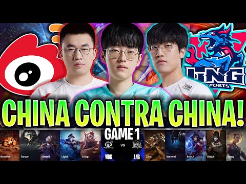 EMPIEZA EL DUELO CHINO EN CUARTOS DE FINAL! | WBG vs LNG Game 1 CUARTOS DE FINAL WORLDS 2024 LVP