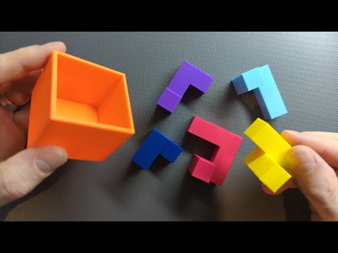 [109] Solving a beautiful 3D printed puzzle