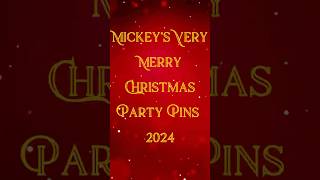 WDW Mickeys Very Merry Christmas Party 2024 Pins  #disneypincollection #disneypinshorts