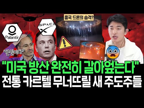 중국발 드론 공포에 패닉온 미국,테슬라&팔란티어로 돈 더 몰릴까