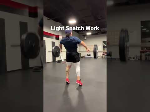 Snatch Work #fitness #gym #weights #hardwork #fitness #weightlossjourney #crossfit #workout