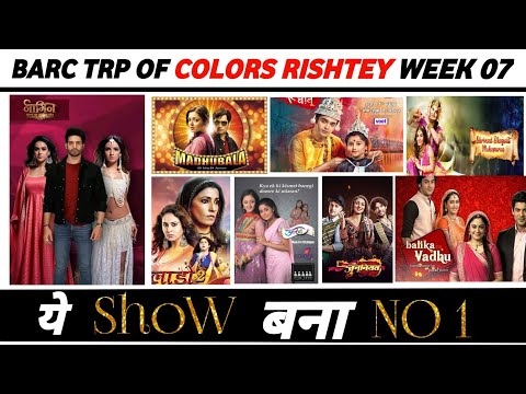 Colors Rishtey All Shows Barc Trp of the Week 07 (2025) : Naagin, Barrister Babu, Ladoo, Junooniyat