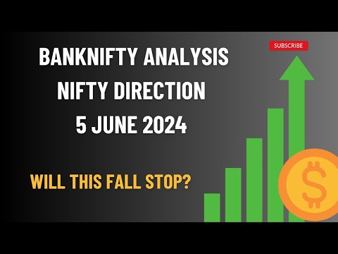 BANKNIFTY ANALYSIS FOR 5 JUNE 2024 | Wednesday| Banknifty Tomorrow