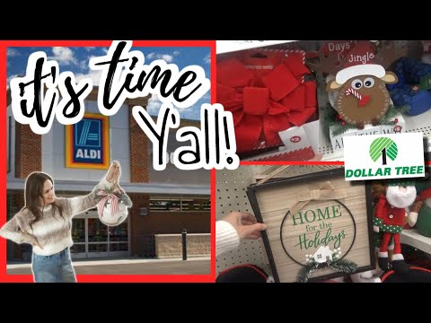 ⭐NEW items at Dollar Tree & Aldi! 🎄 It's beginning to look a lot like Christmas!