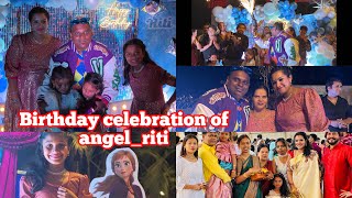 Best Birthday celebration of famous baby angel riti | Mumbai | Eskay Resort | Raja naidu