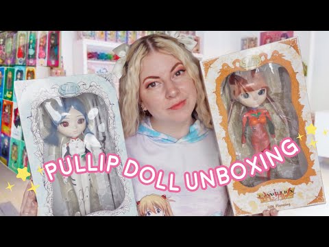 Unboxing Evangelion Pullip Dolls from 2008 - Rei Ayanami And Asuka Langley (they fell apart) 😰