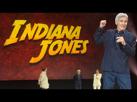 Harrison Ford Gets Super Emotional for Indiana Jones 5 at D23 Expo 2022