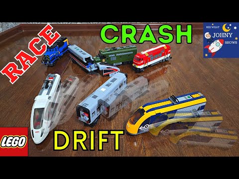 LEGO TRAINS DRIFT RACE AND CRASH