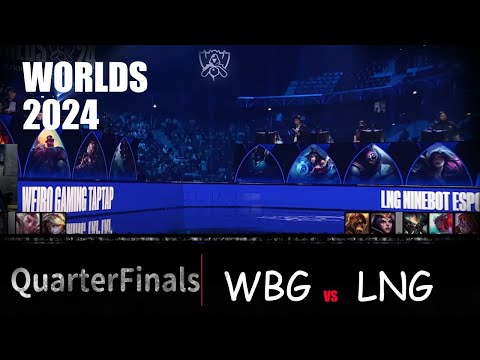 WBG vs LNG Worlds2024 Quarterfinals G3 #小虎 WBG完美運營拒絕翻盤 丹尼笑了