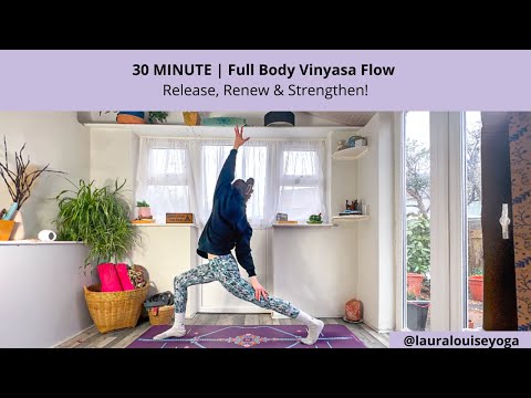 30 Minute New Year’s Day Full Body Vinyasa Flow | Release, Renew & Strengthen