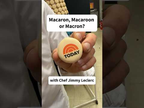 Macaron, Macaroon or Macron?