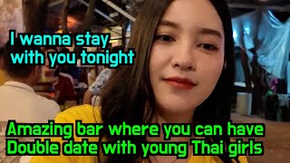 20-year-old Thai girls will throw themselves at you at this local bar in rural Thailand