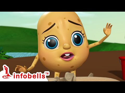 আলু কাচলু আর বেগুনের ঝগড়া হয় | Bengali Kids Cartoons & Aloo Cartoon Videos | Infobells