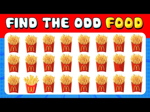 189 Puzzles for GENIUS | Find the ODD One Out ⚡ 🍔 Food Edition Quiz 2024 | Quiz Lion