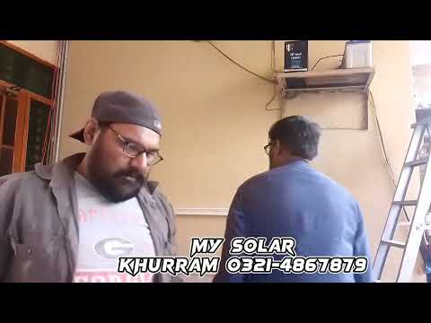 Sabzazar Nitrox 8 kw solar system installation Khurram 0321-4867879