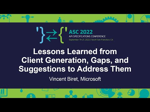 Lessons Learned from Client Generation, Gaps, and Suggestions to Address Them - Vincent Biret