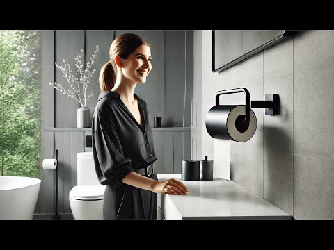 🚽 Best Matt Black Toilet Paper Holder | FORIOUS Toilet Paper Holder for Bathroom 🚽