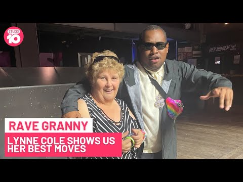 Rave Granny Lynne Cole Turns Up The Beat | Studio 10