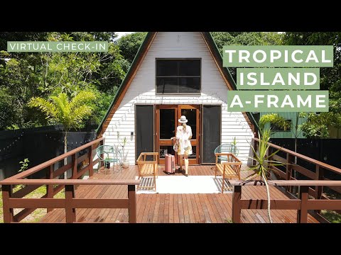 Virtual Check-In: Join us for an AIRBNB TOUR through MAGGIE A-FRAME on Magnetic Island, Queensland