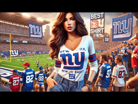 🏙️ Best New York Giants Shirt | Team Fan Apparel NFL Adult Gameday T-Shirt 🏈