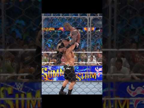 Devastating Triple Powerbomb by Brock Lesnar #shorts