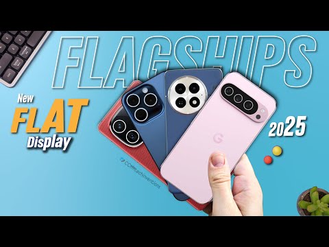 Best Flat Display Flagship Phones 2025 | TOP 5 | NON Max and Non Ultra