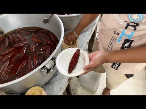 Famous Bengali Sweet Langcha Making | Street Food