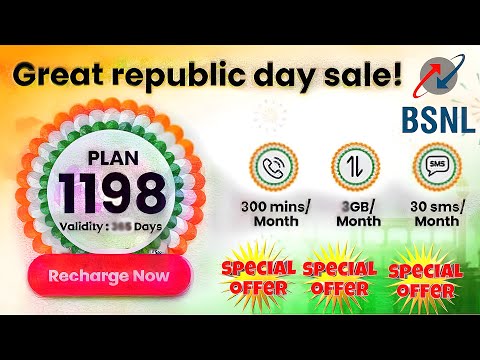 BSNL Republic Day Offer | ₹100/Month में 1 साल की Validity