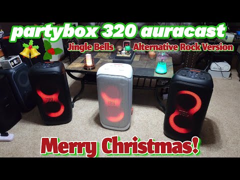 JBL Partybox 320 x3 Auracast Christmas Special 🎄 Rock Version of Jingle Bells. I Got 🚩 Red Flagged 😲