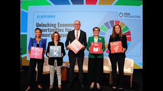 Unlocking Economic Opportunities for Women's Empowerment | #SDGLive | #GlobalGoals | #UNGA79 | #UNGA