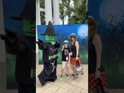 Legoland Brick-or-Treat 💚 #legolandflorida #brickortreat #monster #halloween #lego #party #minivlog