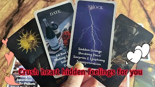 Crush Heart hidden feelings for you❤️‍🔥 Crush current feelings | Hindi tarot card