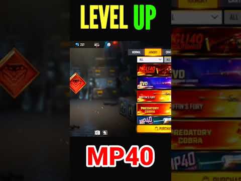 Level up EVO MP40 In Garena Free Fire | Free Fire Game | Free Fire Video | Free Fire | #shorts