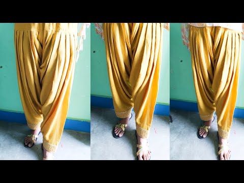 सलवार बनाने का सबसे आसान तरीका//2.5मीटर कपडे से सलवार कैसे बनाये//Pocket Salwar #salwar#viral #trend