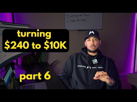 Daytrader turning $240 to $10K challenge - Insane Turnaround - Part 6