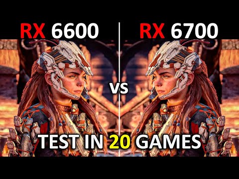 RX 6600 vs RX 6700 10GB | Test in 20 Games at 1080p | Late 2024