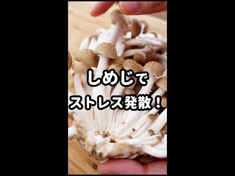 包丁不要！「しめじ」の石づきは手で取れる！食べる部分も増えるよ〜