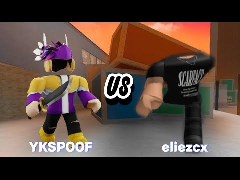 1v1ing @SpoofRBLX (i got embarrassed)