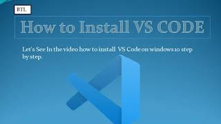 How to install VS Code  | VS Code Editor Installation  #vscode #visualstudiocode #vscodeeditor