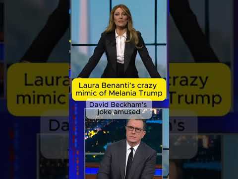 Laura Benanti Performs Hilarious Melania Trump Impression #melaniatrump