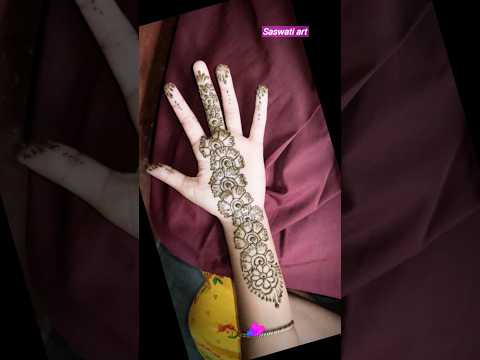 Simple mehendi designs #youtubeshorts #thankyou #subscribe